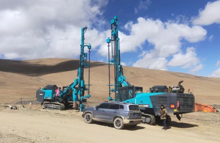 勇闯昆仑山！米兰网址智能凿岩设备攻克海拔5600米!