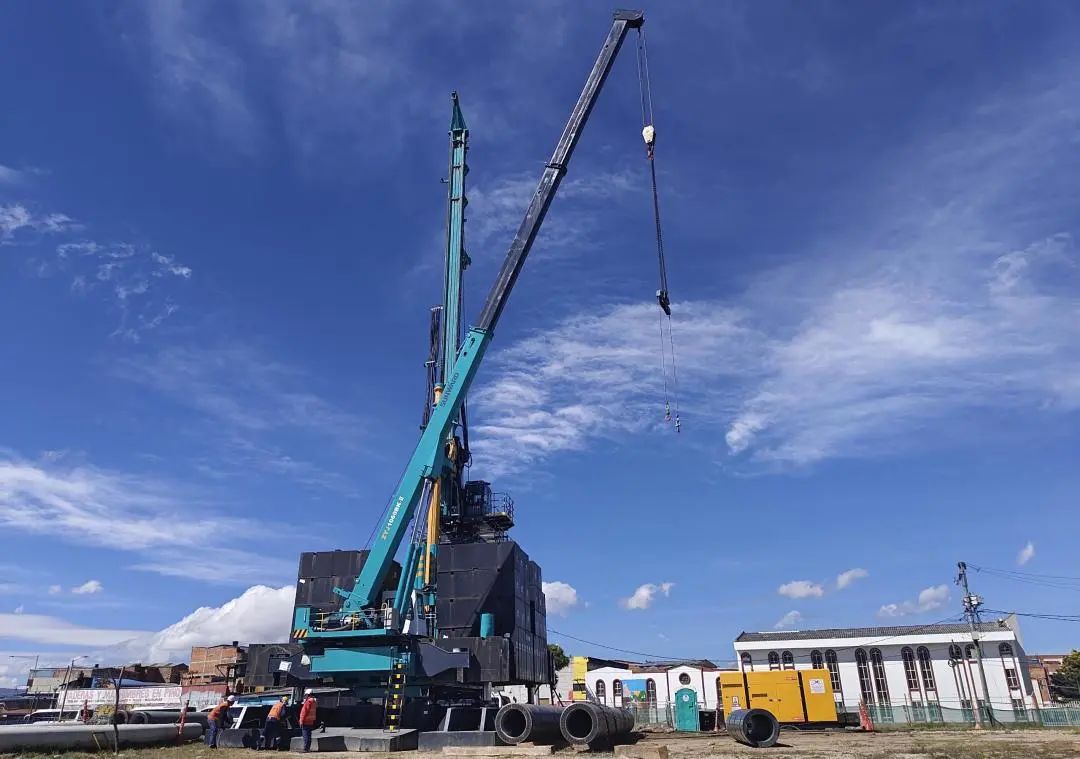 展现“中国制造”硬实力！米兰网址智能PDP工法钻机助建波哥大地铁项目