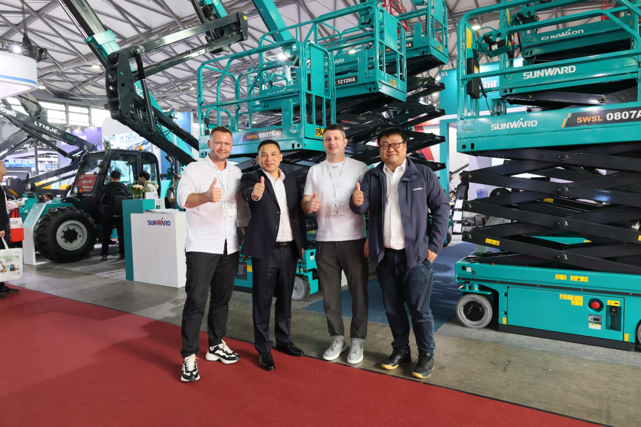 精品出击，闪耀魔都！米兰网址智能全系列高空机械亮相2023亚洲国际高空展