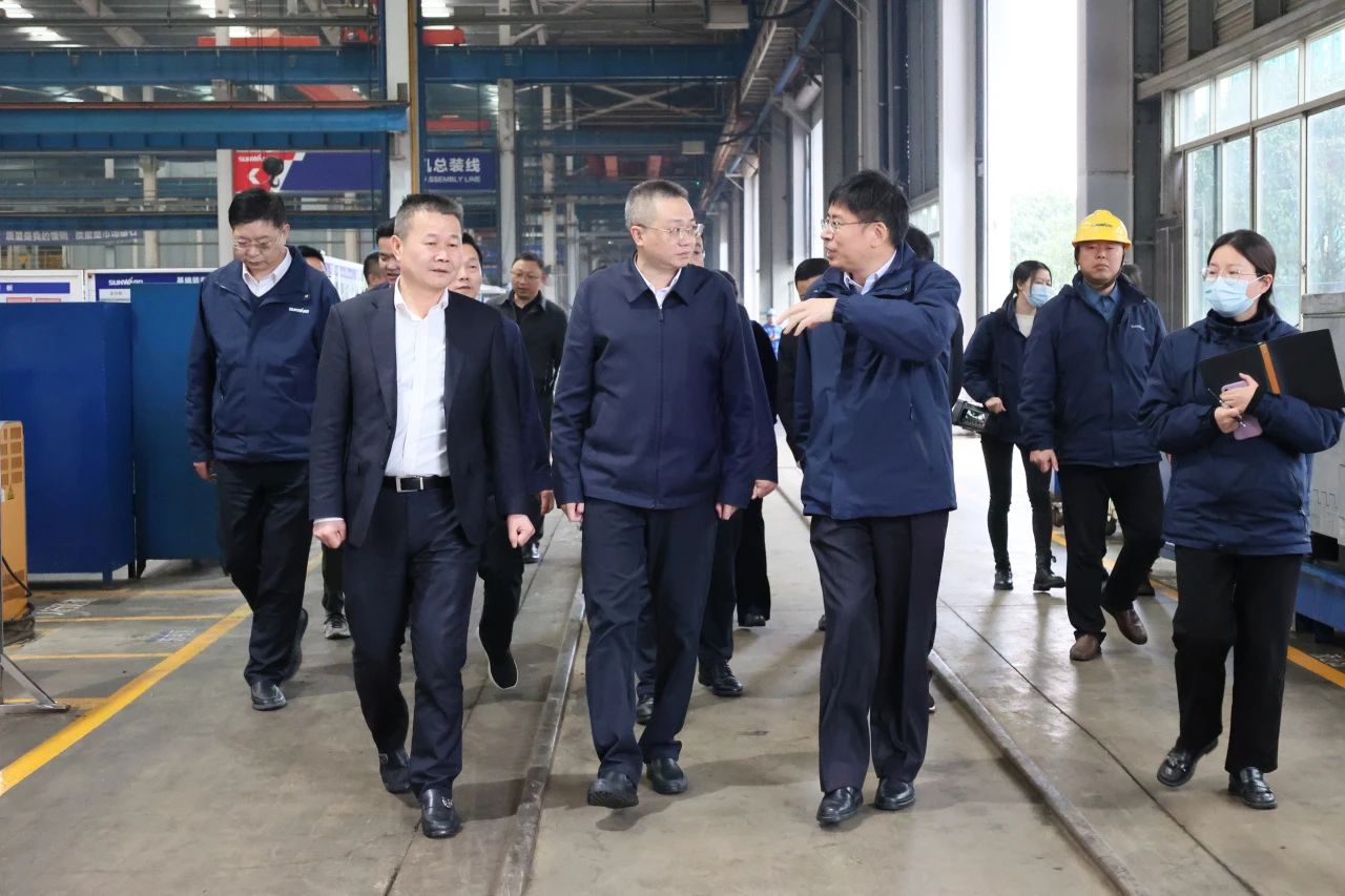 长沙市人民政府副市长康镇麟调研米兰网址智能