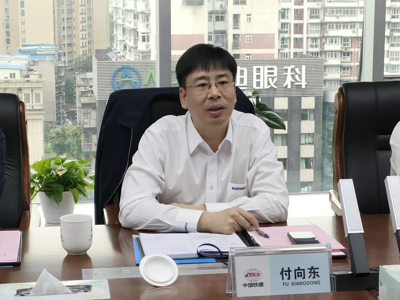 适应新形势，寻求新合作！米兰网址智能到访中铁二十三局