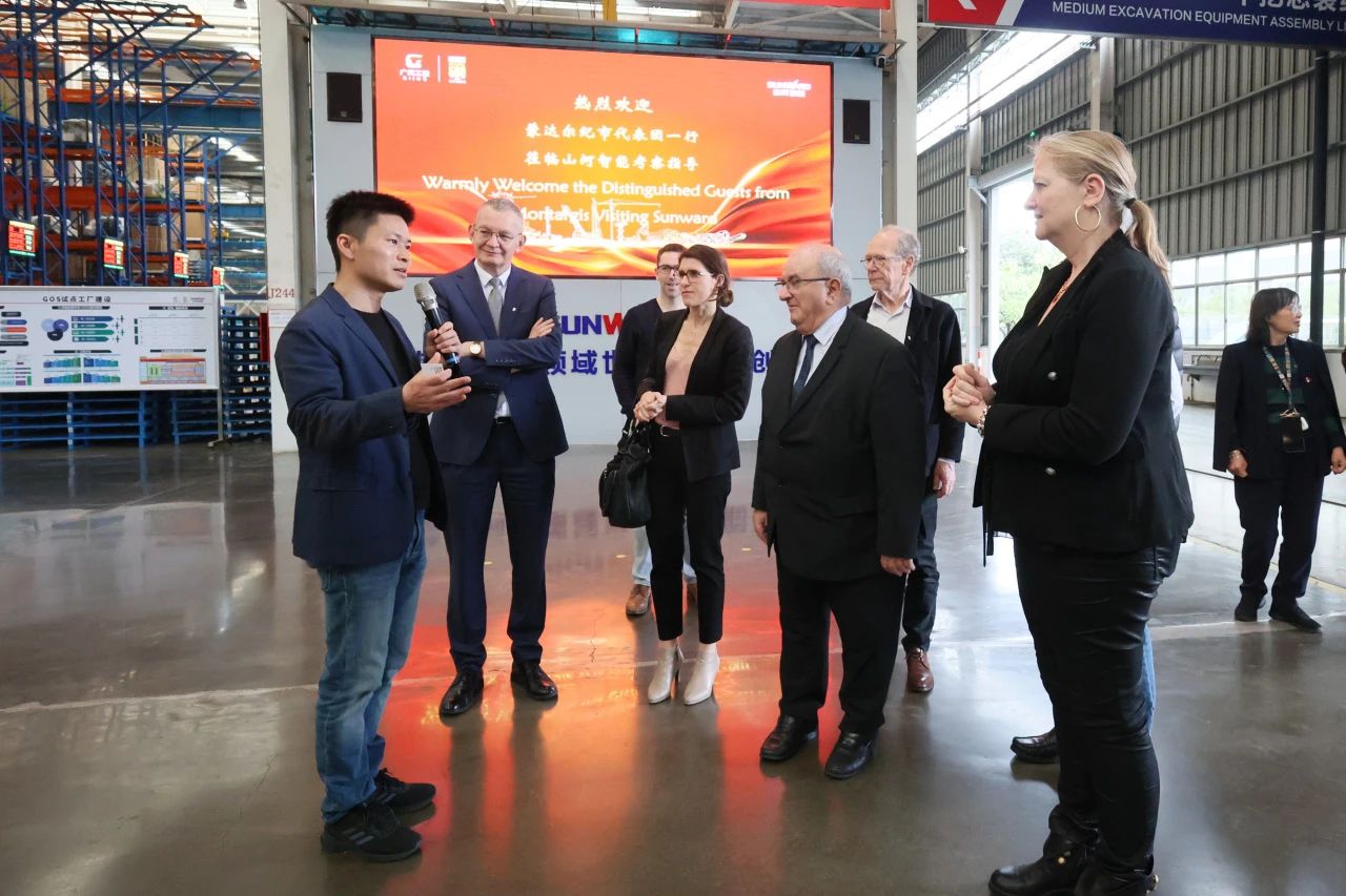 蒙达尔纪市代表团一行考察米兰网址智能