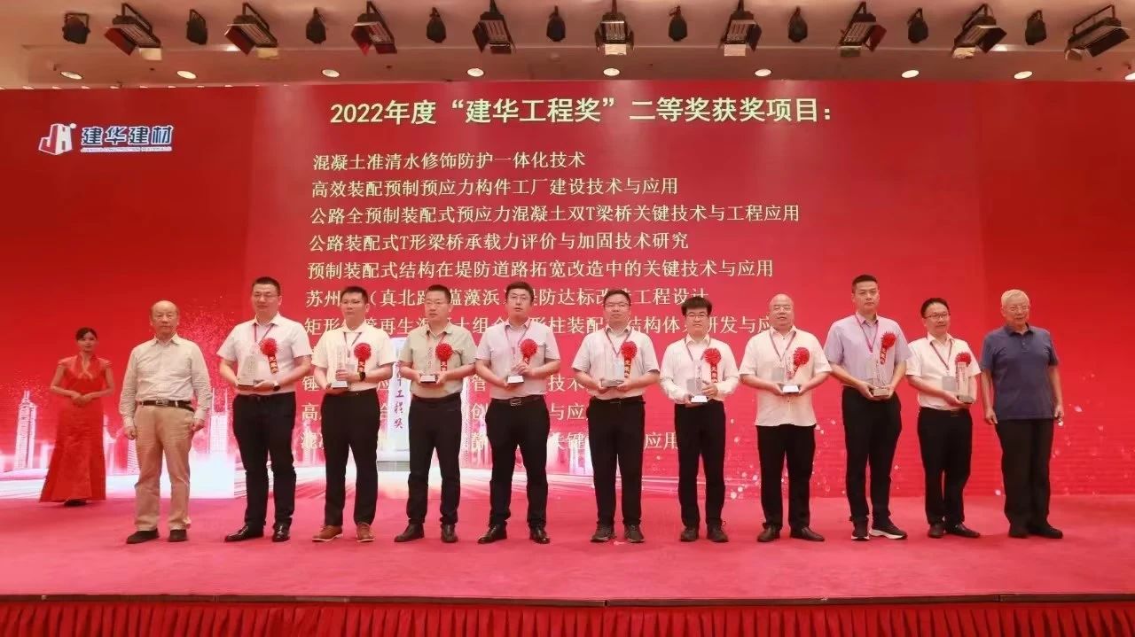 喜讯！米兰网址智能荣获“建华工程奖”二等奖