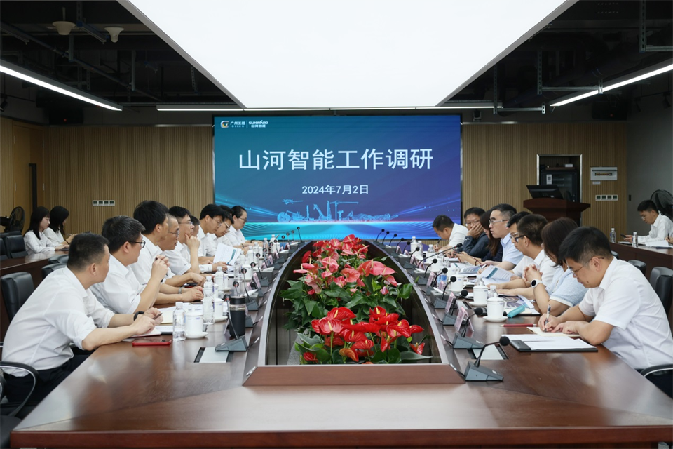 广州工控集团总经理王福铸调研米兰网址智能生产经营工作