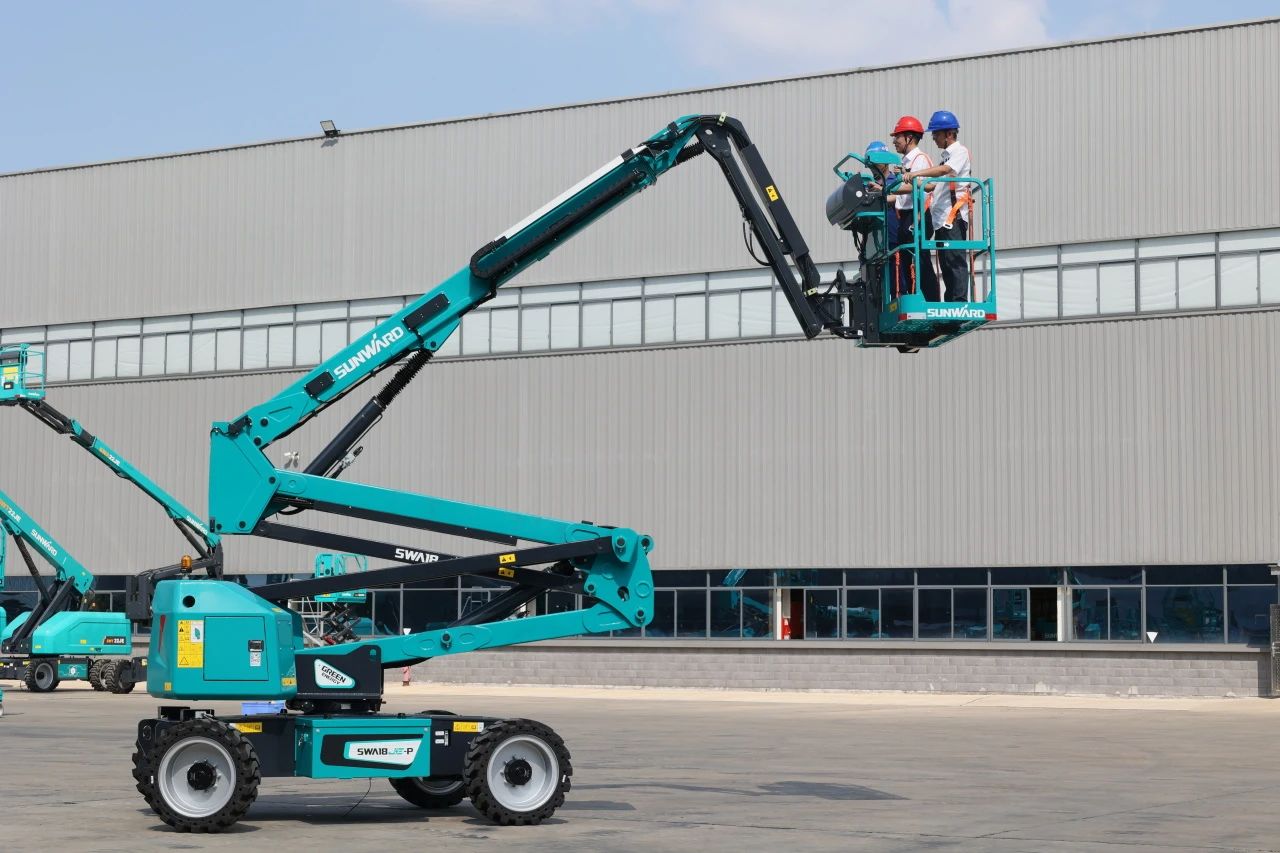 高可靠、高安全、高性能！米兰网址智能新一代P系列电动臂式高空作业平台成功下线