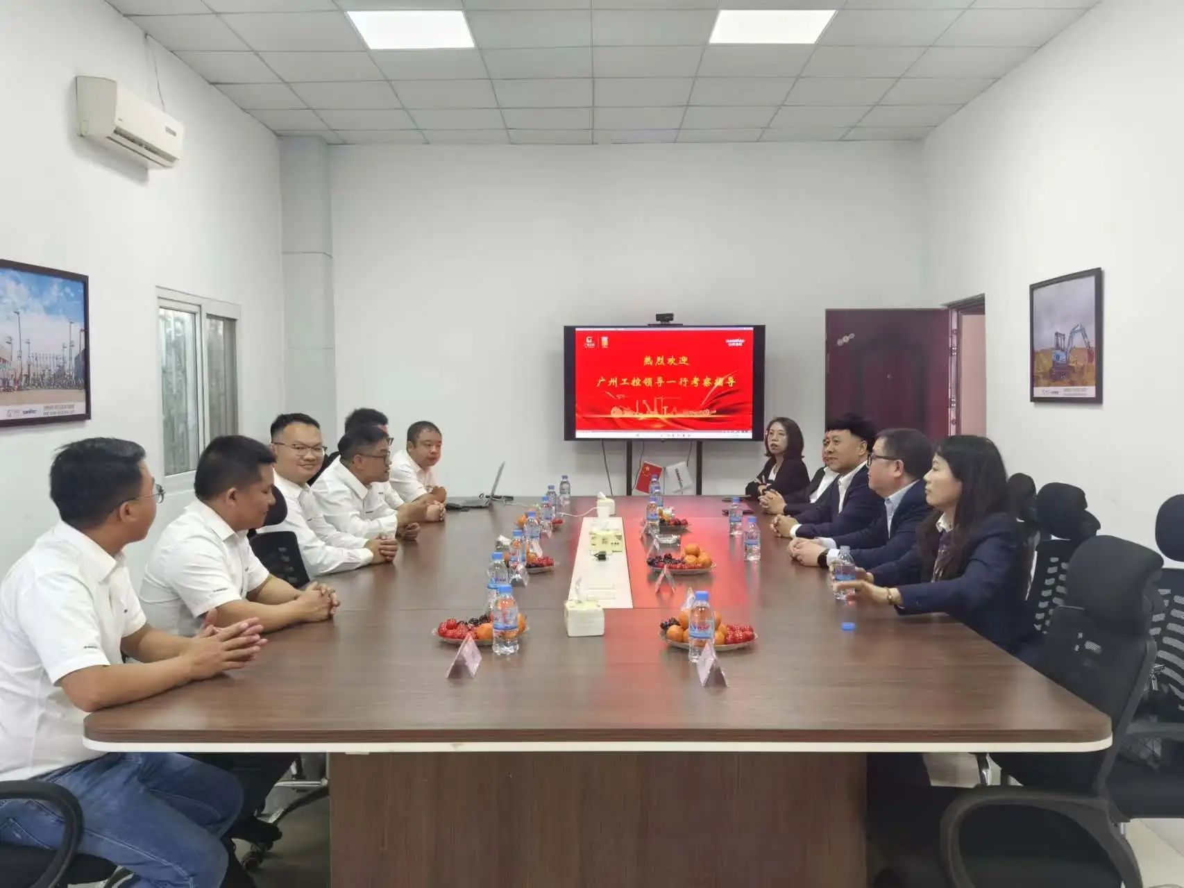 广州工控集团党委书记、董事长景广军率队考察米兰网址智能柬埔寨子公司