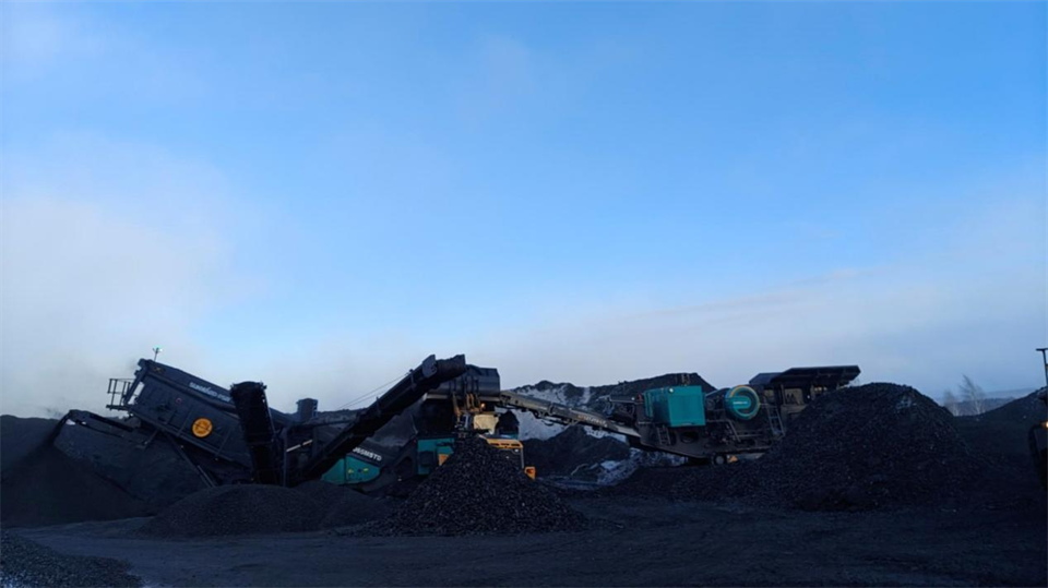 不惧-30℃极寒挑战，米兰网址普石勒破碎筛分设备稳定运行！