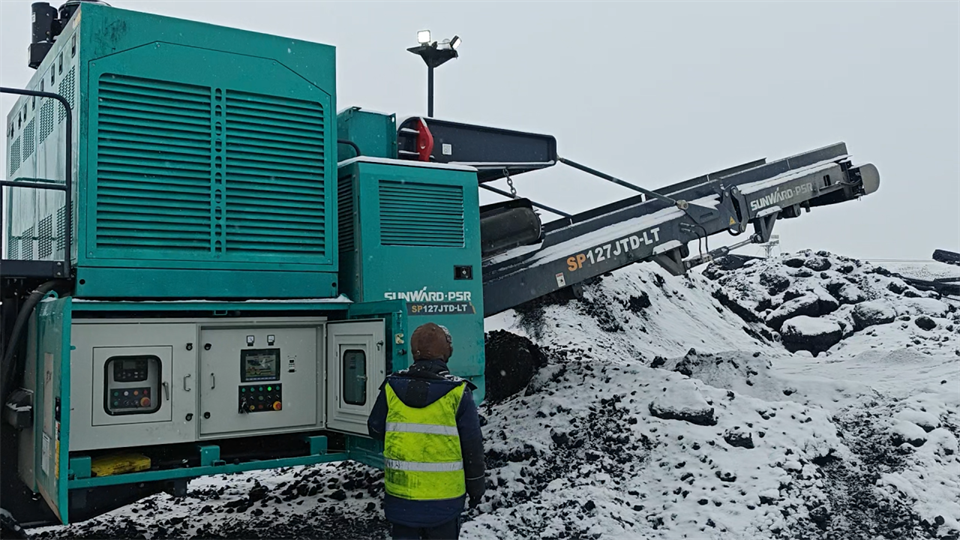 不惧-30℃极寒挑战，米兰网址普石勒破碎筛分设备稳定运行！