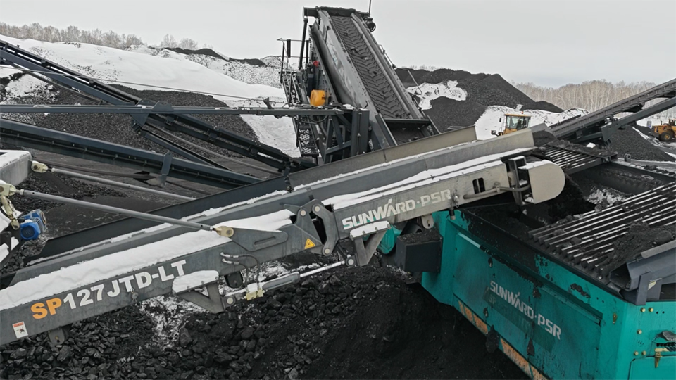 不惧-30℃极寒挑战，米兰网址普石勒破碎筛分设备稳定运行！