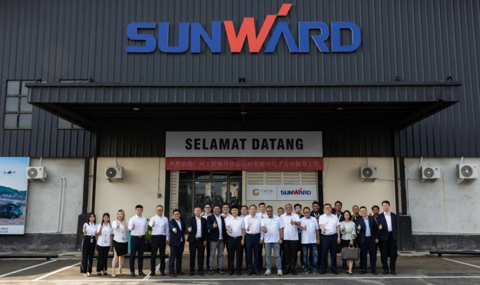 广州工控集团党委书记、董事长景广军率队考察米兰网址智能印尼子公司