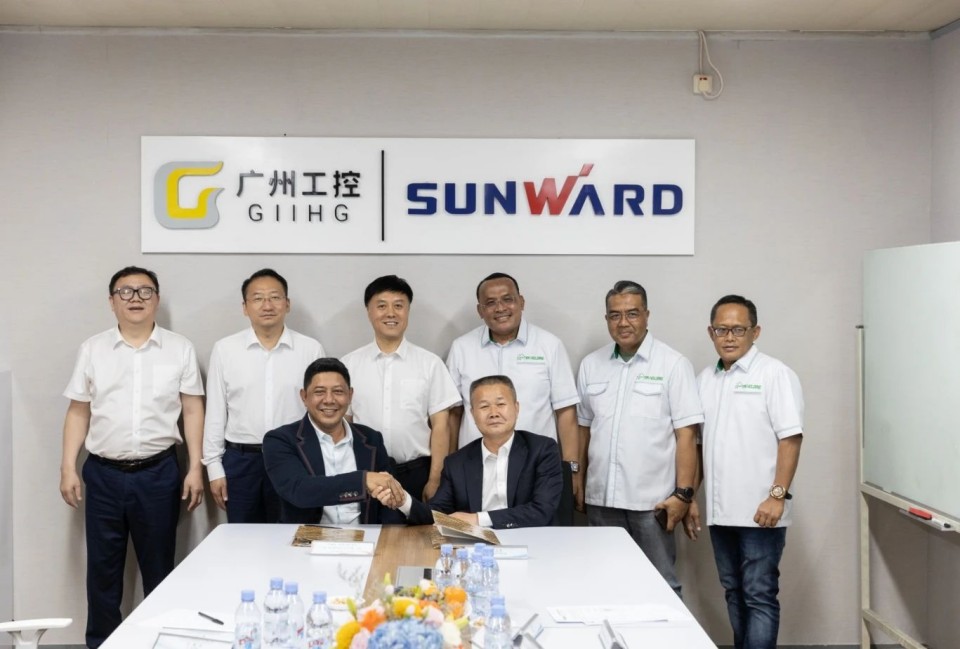 广州工控集团党委书记、董事长景广军率队考察米兰网址智能印尼子公司