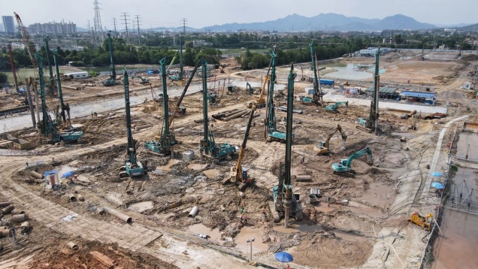 近20台“米兰网址绿”装备实力集结，助力广佛西环工程建设跑出“加速度”