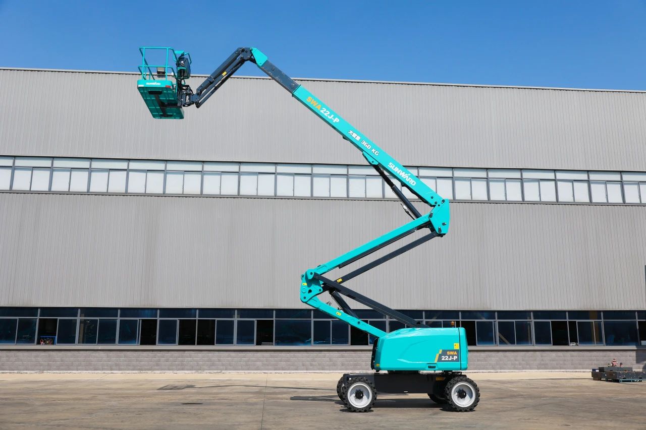 技术新标杆!米兰网址智能SWA22J-P柴动曲臂式高空作业平台下线!